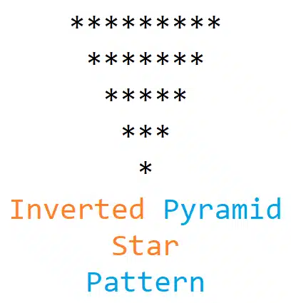 Inverted Pyramid Star Pattern