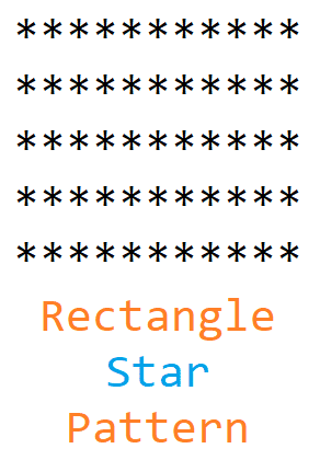Rectangle Star Pattern