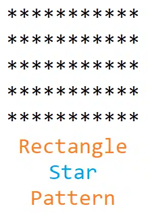 Rectangle Star Pattern