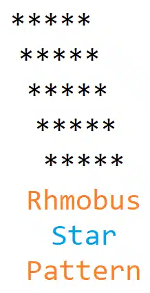 Rhombus Star Pattern