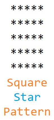 square star pattern