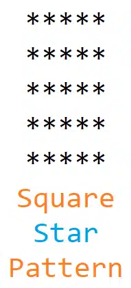 square star pattern